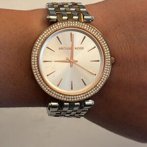 Michael Kors Women's Darci Two-Tone Stainless Steel Bracelet Watch